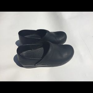 Dansko Matte Leather Clogs